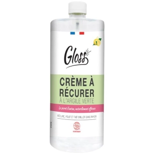 Gloss argile verte crème à récurer Ecocert- 500ml - GLOSS