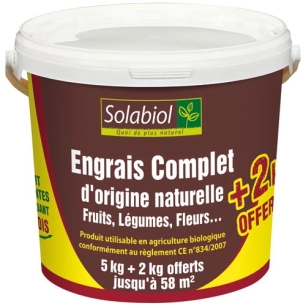 Engrais complet 5 + 2kg offert /nc - SOLABIOL