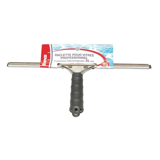 Raclette vitre 35cm inox interchangeable - THOMAS
