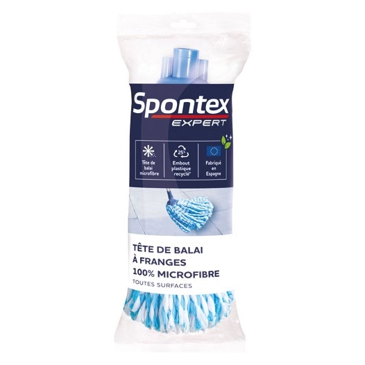 Tete à franges microfibre toutes surfaces - SPONTEX EXPERT