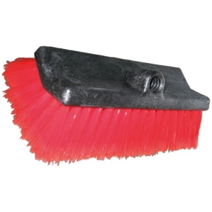 Brosse rouge bifaces 25cm fibres souples - PRONET