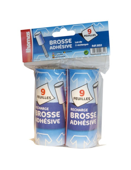 Recharge brosse adhésive x2 - THOMAS