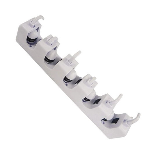 Accroche balais grand modèle - 5 encoches 6 crochets - THOMAS