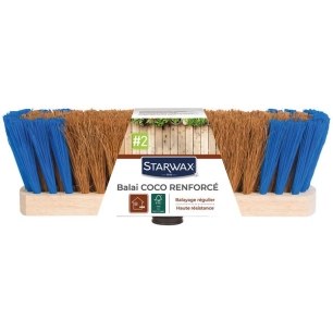Balai coco renforce sol exterieur - STARWAX