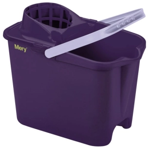 Seau rectangulaire 14l + essoreur lilas - MERY