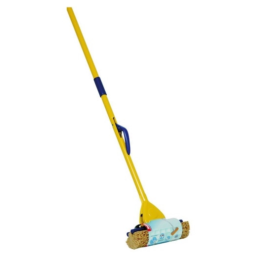 Balai lave-sol en métal avec éponge + manche - THOMAS