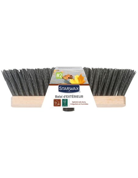 Balai exterieur sols rugueux - STARWAX