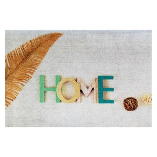Tapis boston 40x60cm lettre home - IDMAT
