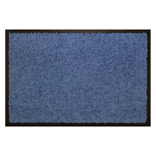 Tapis queyras 40x60 cm bleu - IDMAT