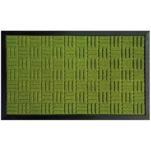 Tapis rubber brush vert 45x75 vert - IDMAT