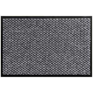 Tapis absorbant aurillac gris 60x80cm - IDMAT