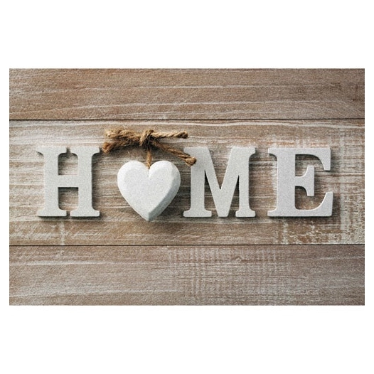 Tapis boston home coeur 50x80 cm - IDMAT