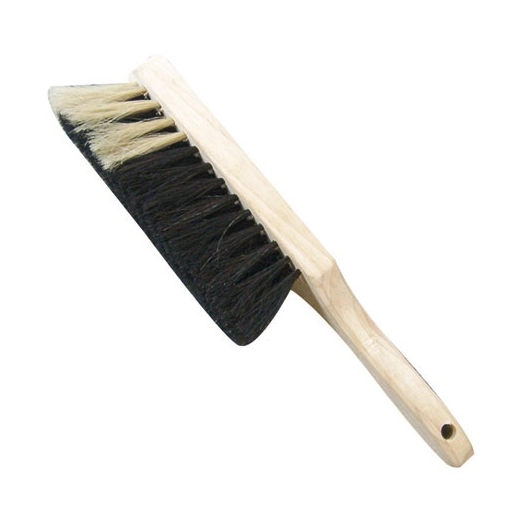 Balayette bois brut manche court écol.crin pur - FINDIS EBJ