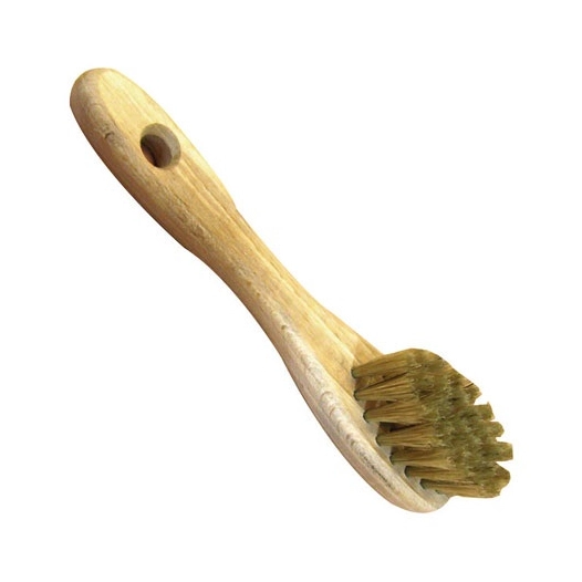 Palot à cirage bois brut écolo percé soie blanche - FINDIS EBJ