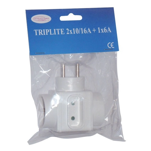 Triplite 2x16a+1x6a sc - SATIPLUGS FRANCE