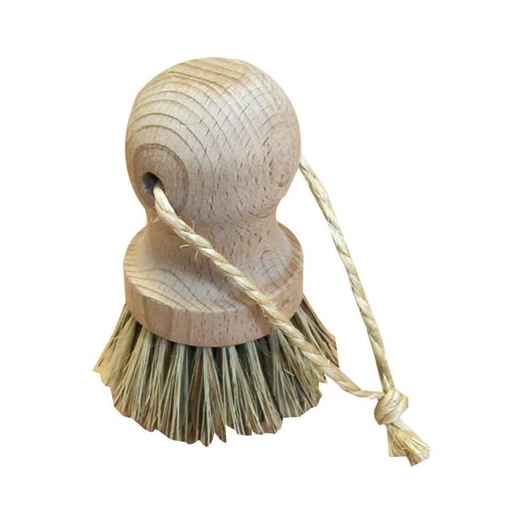 Brosse à légumes boule bois brut mélange union écolo - FINDIS EBJ