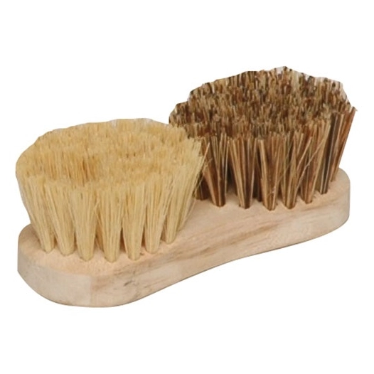 Brosse à légumes 13cm bois fibre naturelle - THOMAS