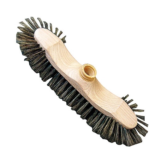 Balai 39cm 1/2 tête bois brut soie grise s45 douille écolo - FINDIS EBJ