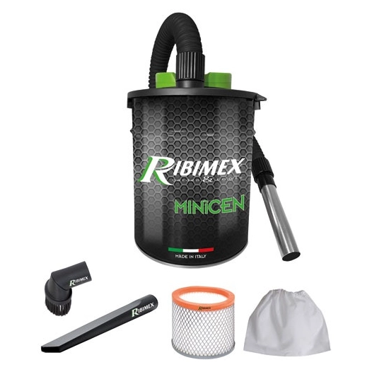 Aspirateur cendres minicen 10l 800W spécial pellet - RIBIMEX