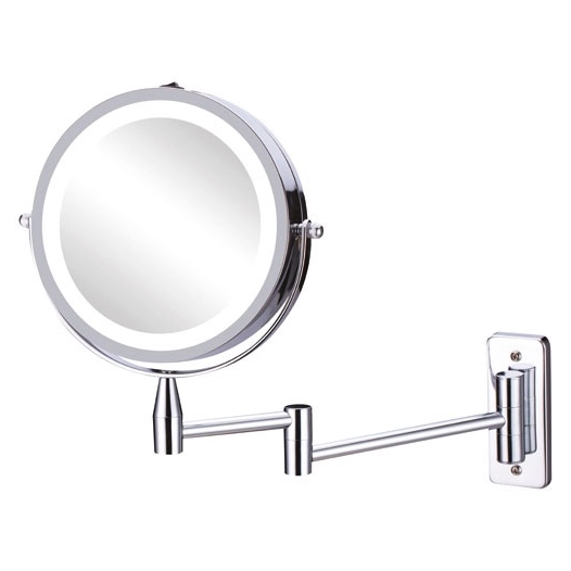 Miroir gross x3 lumineux led mural ø15 - MP GLASS