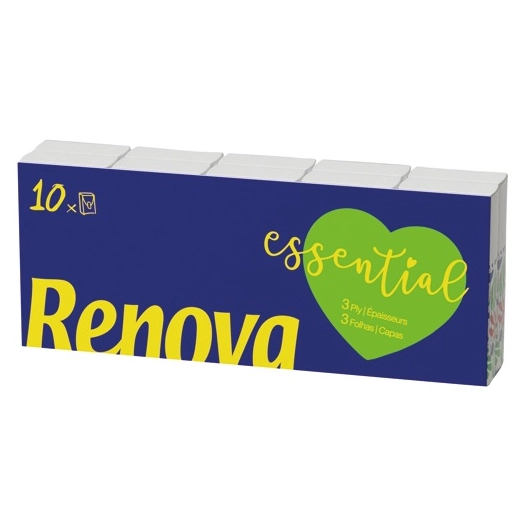 30 Mouchoirs etuis renova essential x10 - RENOVA
