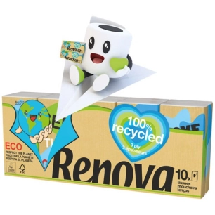 Mouchoirs rénovagreen étuis 10x10 - RENOVA
