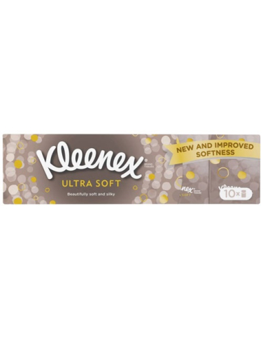 Mouchoirs ultra soft x10 étuis - KLEENEX