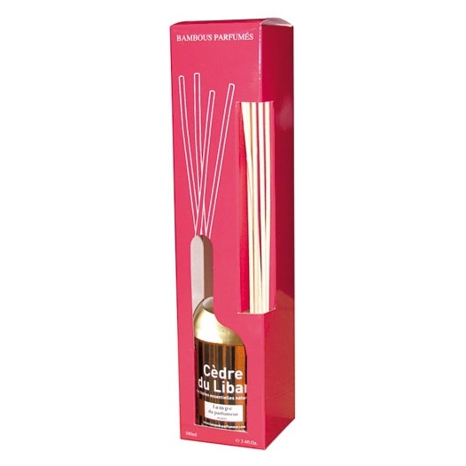 Brins de parfum bambou 100ml cèdre du Liban - LAMPE DU PARFUMEUR