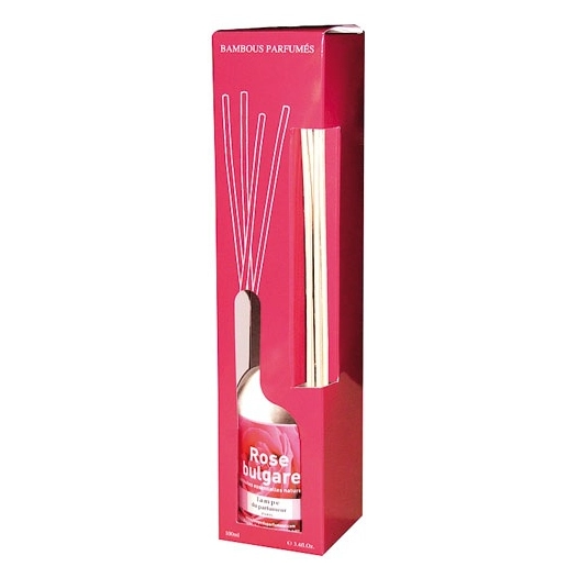 Brins de parfum bambou 100ml rose bulgare - LAMPE DU PARFUMEUR
