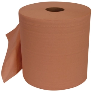 Essuie main bobine 2 plis chamois 1000 formats lot de 2 - PAPECO