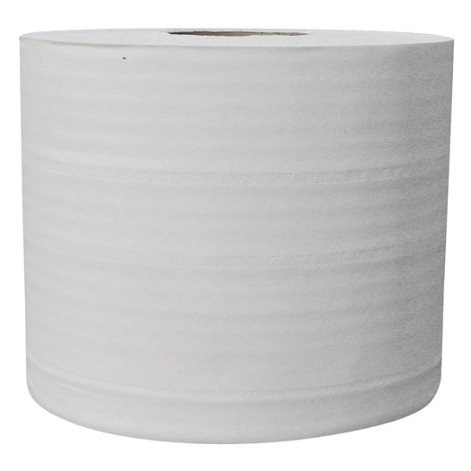 Essuie main bobine 2 plis blanc pur 1000 formats lot de 2 - PAPECO