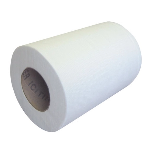 12 Essuie main blanc 200f 20x25 cm pure pate gauffree collee - GLOBAL HYGIENE