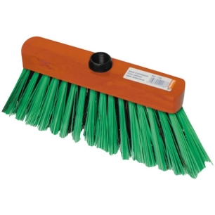 Balai miquet extérieur fibre dure pvc vert - THOMAS