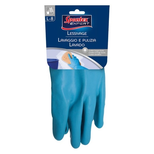 Gants lessivage taille 8 100% coton - SPONTEX EXPERT