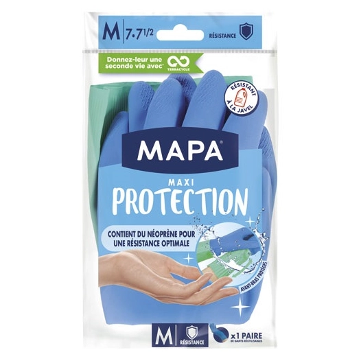 Gants maxi protection latex et neoprene taille m - MAPA