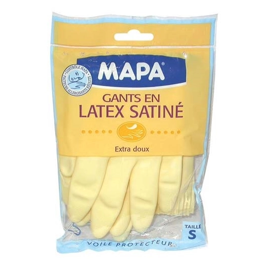 Gant latex satiné taille l 251028 - MAPA