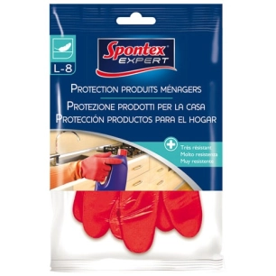Gant protection chimique taille 8 latex - SPONTEX EXPERT