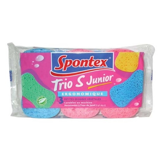 Éponge spontex s junior x3 1118 - SPONTEX