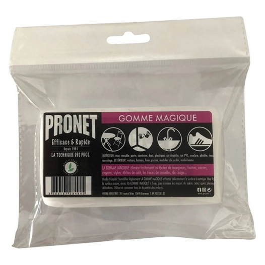 Eponge magique gomme détachante - PRONET