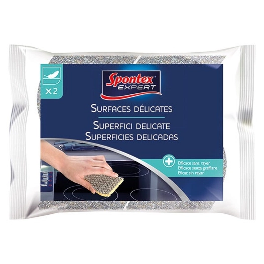 éponges surfaces délicates x2 - SPONTEX EXPERT