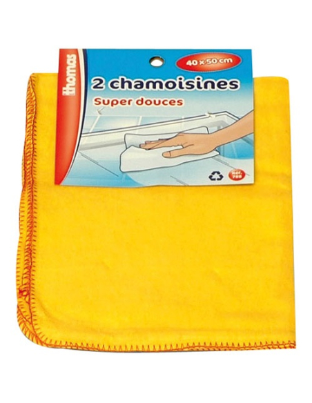 2 CHAMOISINES 40x50CM - THOMAS