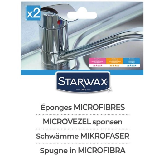 Eponges microfibre x2 - STARWAX