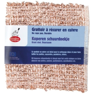 Grattoir à récurer en cuivre - LA DROGUERIE ECOLOGI