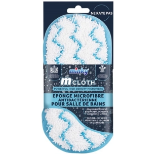 Eponge microfibre antibacterienne salle de bains - MINKY