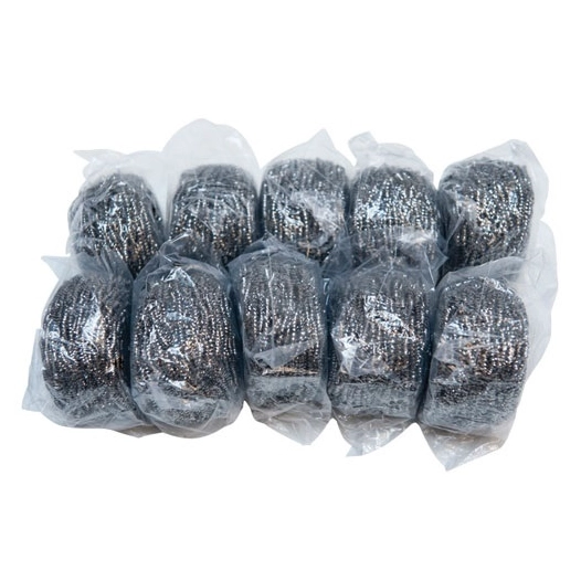 Éponge boule inox 60g x10 500909 - NICOLS