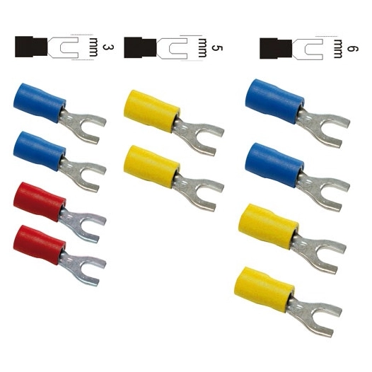 10 Cosses fourches assorties blister - ZENITECH