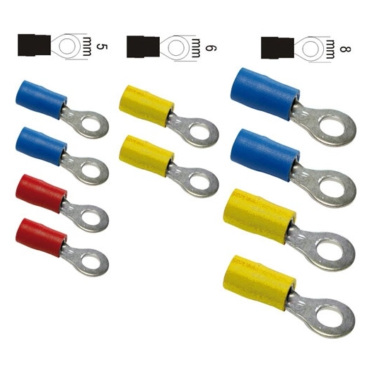 10 Cosses rondes assorties blister - ZENITECH