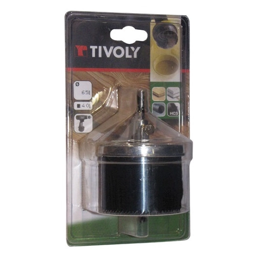 Scie cloche pour bois et cloison diam.65mm prof.40mm sc - TIVOLY