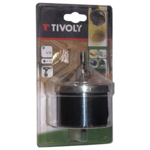 Scie cloche pour bois et cloison diam.65mm prof.40mm sc - TIVOLY