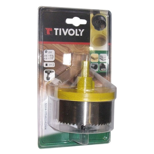 Scie cloche diam.28mm à 75mm 5 lames prof.30mm sc - TIVOLY